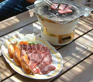 「花セット」のお肉です。豊後牛カルビです。