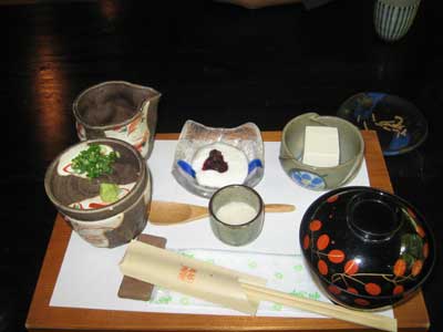 箱蕎麦の料理１