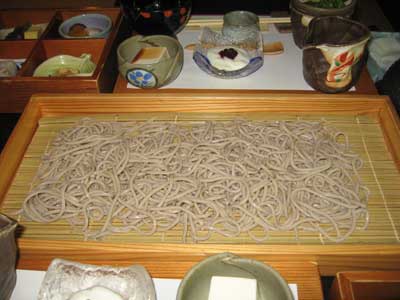 十割の蕎麦