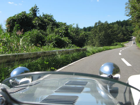 なだらかな道